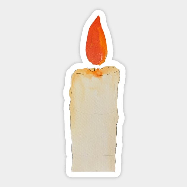 still burning a candle for you Sticker by Aymzie94